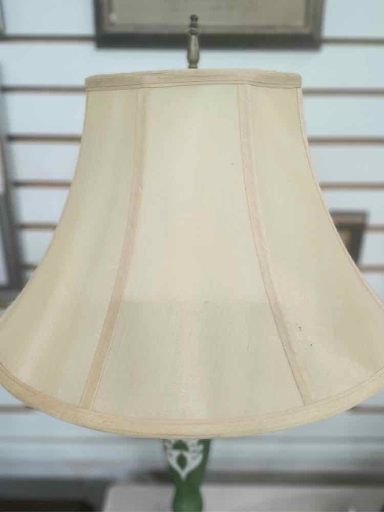 Vtg. Green Lamp