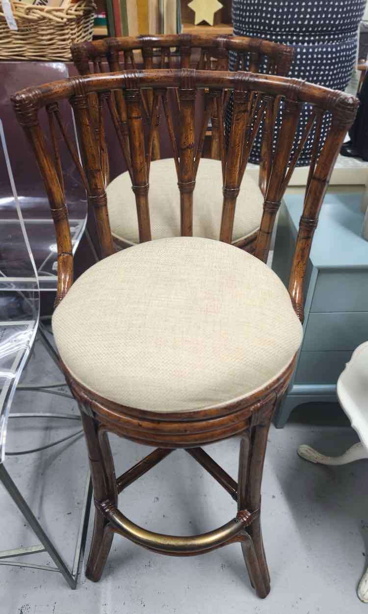 Bamboo Swivel Stools