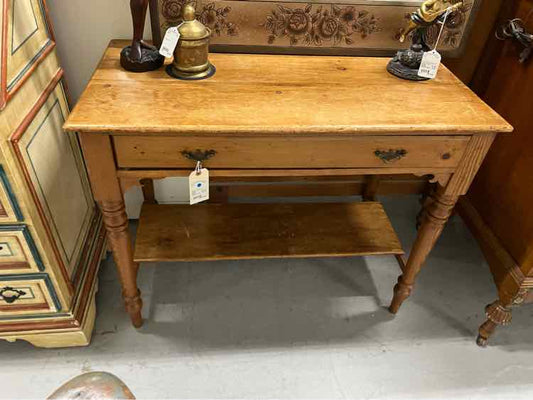 Antique Pine Table w/ Drawer