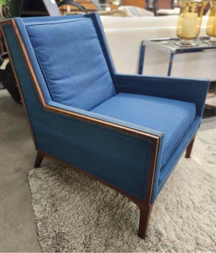 Blue MCM Chair