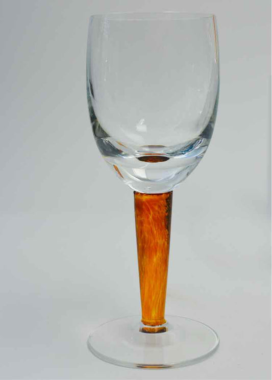 (7) Denby "Fire" Wine Glasses