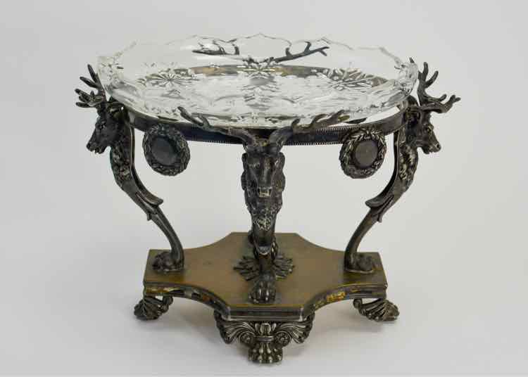 Pairpoint Stag Pedestal Stand