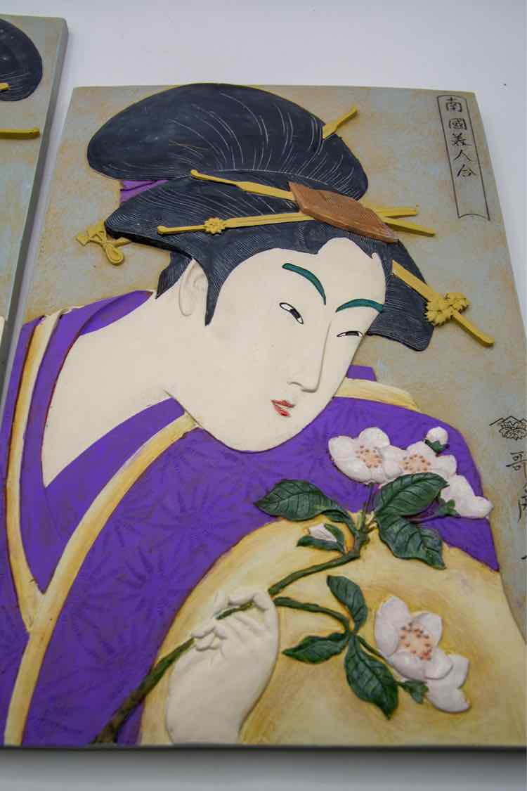 Asian Resin Art Hangings