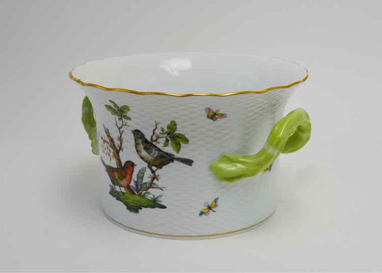 Herend Porcelain "Rothschild Bird" Cachepot