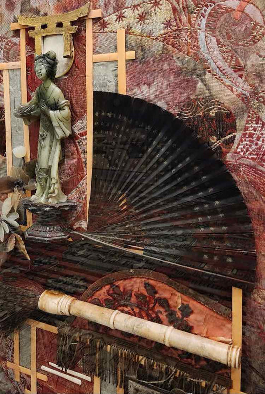 Quan Yin Shadow Box Mixed Media