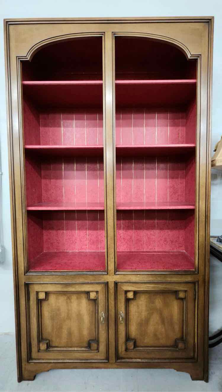 Wood Bookcase w/Door