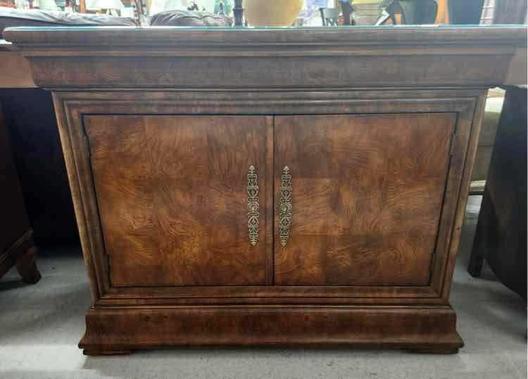 Henredon Charles X MCM Burlwood Server