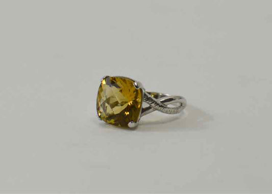 .925 Citrine Ring
