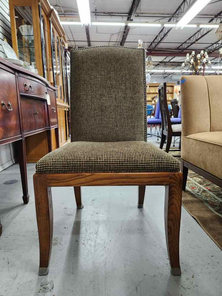 3 Gingham Chanielle Nailhead Chairs
