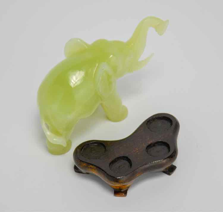 Carved Elephant Decor