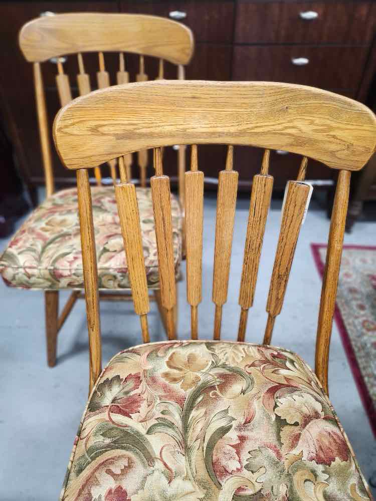 Pair of Wood Chairs