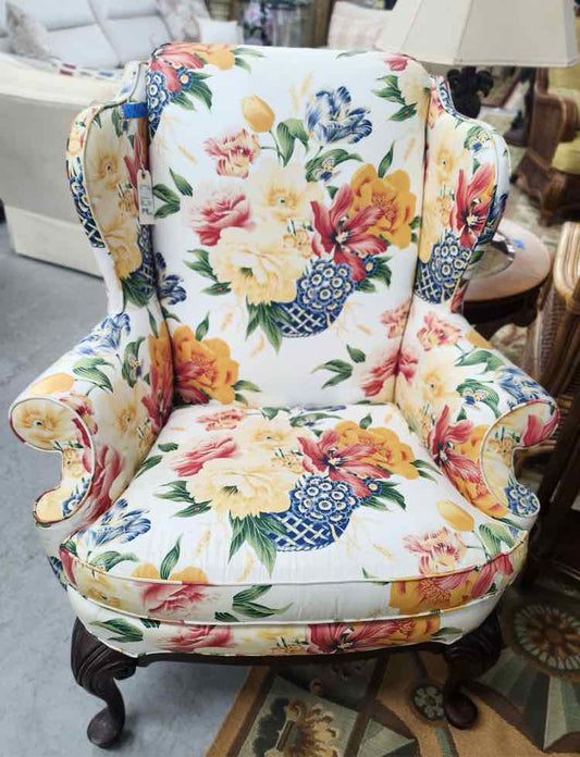 Thomasville Bright Floral Chair