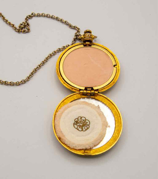 Vtg. “Pocket Watch’ Compact