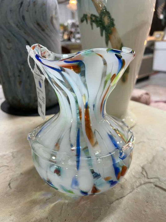 Hand Blown Glass Vase