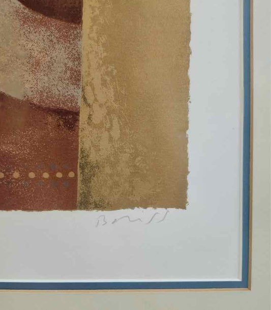 'Lady Flutist' MCM Litho by Briss Art