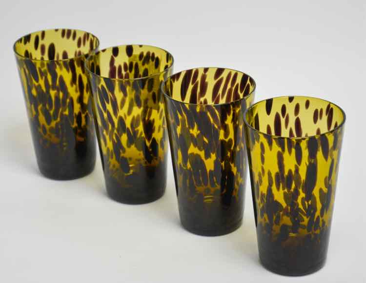 Handblown Tortoise Shell Glasses