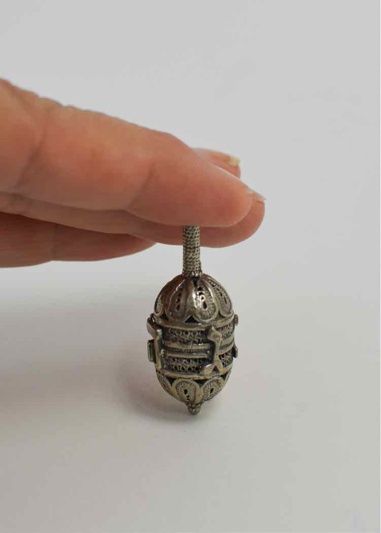 Sterling Filigree Hanukkah Driedel