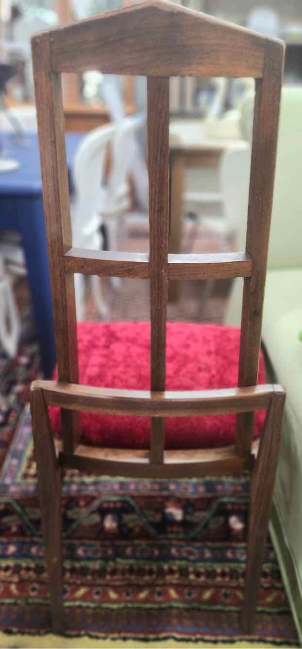 4 MCM Red Cushion Chairs