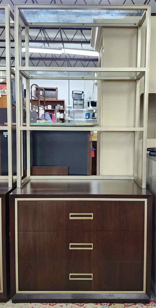 2pc Ethan Allen Bookcase