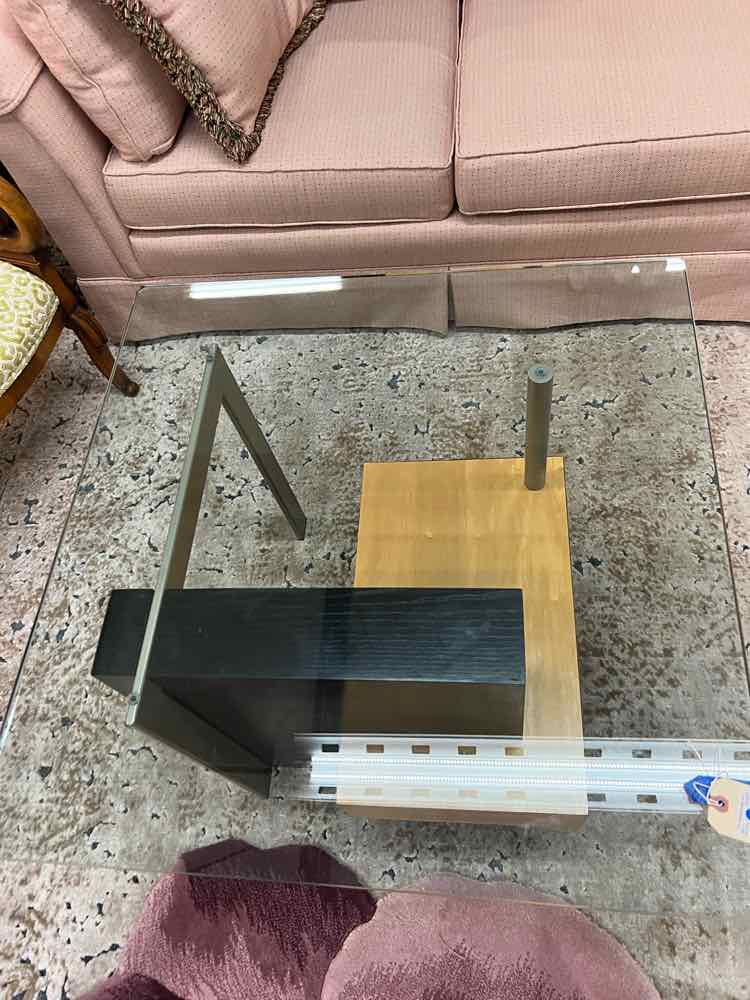 Modern Geometric End Table