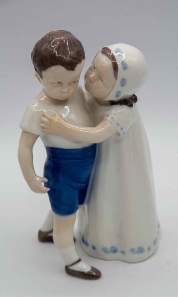 Vtg. Danish Porcelain Figure