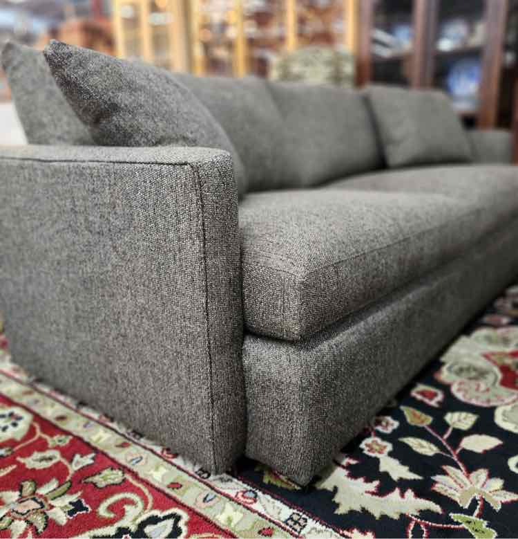 Crate and Barrel Dark Grey Couch