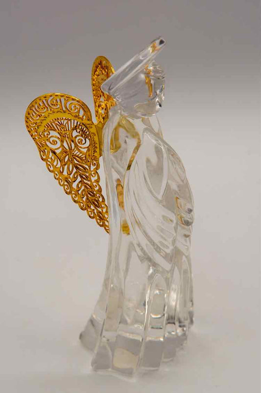 Vtg. Gorham Crystal Angel