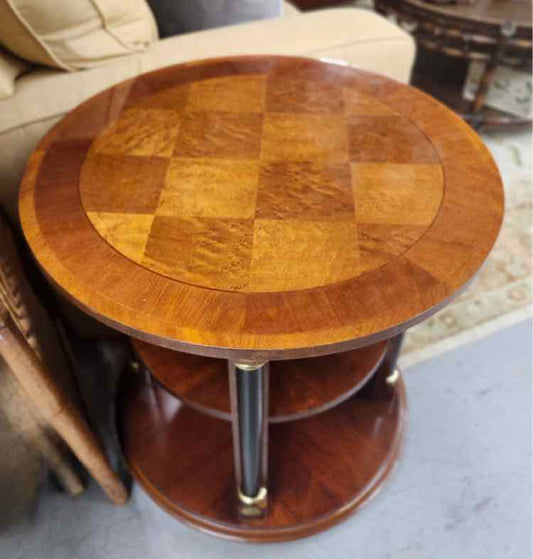 Mahogany Revolving Bookcase End Tables