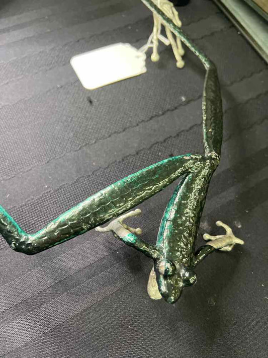 Enameled Frog Decor