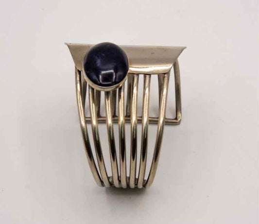 Vtg.Handmade Dark Blue Stone Bracelet