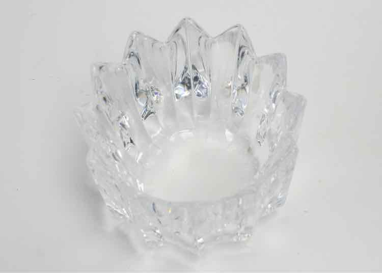 Orrefors Crystal Crown Bowl-Signed