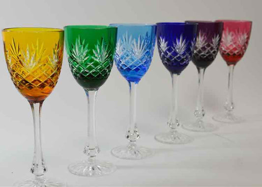 Faberge Crystal Odessa Wine Glasses