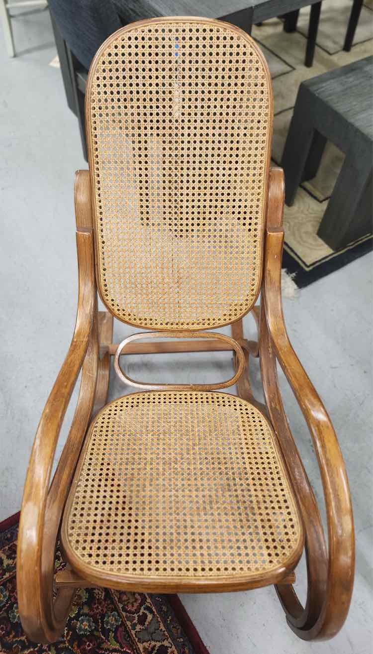 Oak & Caine Bentwood Rocking Chair