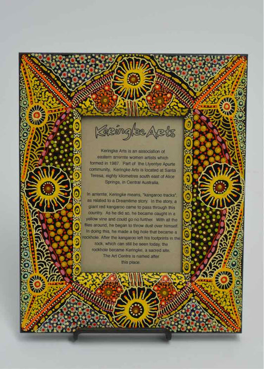 Signed Hand Painted Keringke Arts Photo Frame