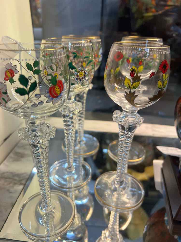 German Glass Goblets