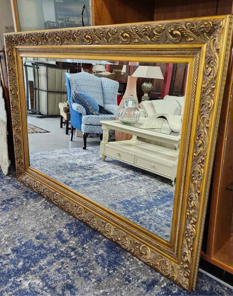 Large Gold Mirror