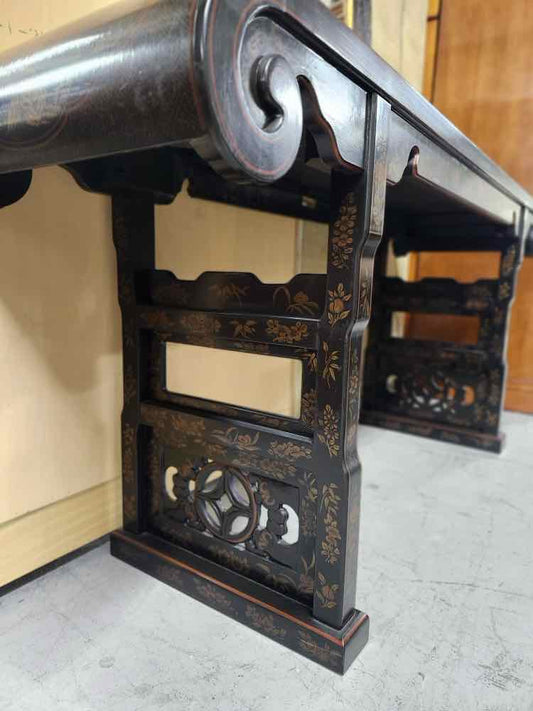 Baker Gold/Black Mirror w/Entry Table