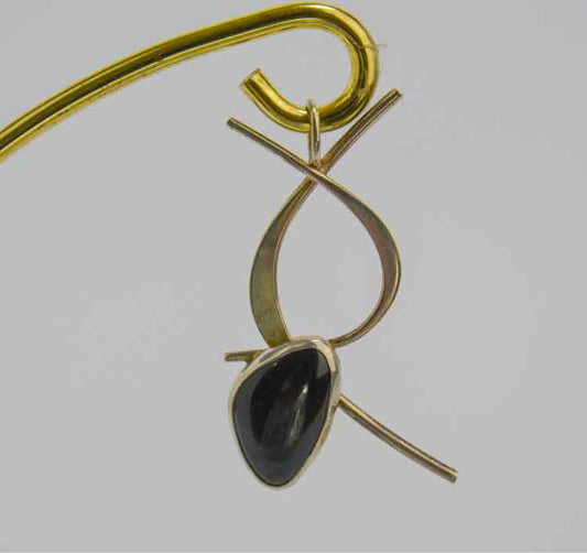 Sterling Onyx Pendant