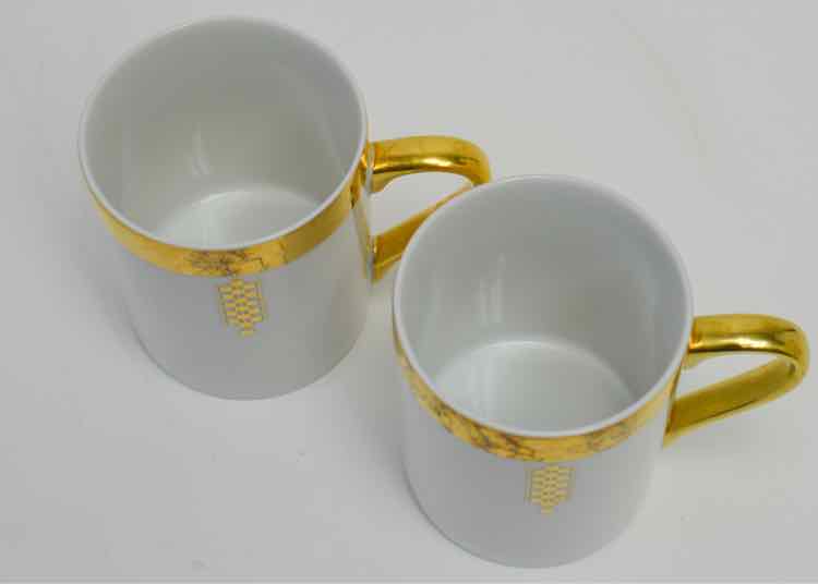 Pair of Tiffany & Co. Imperial Porcelain Mugs