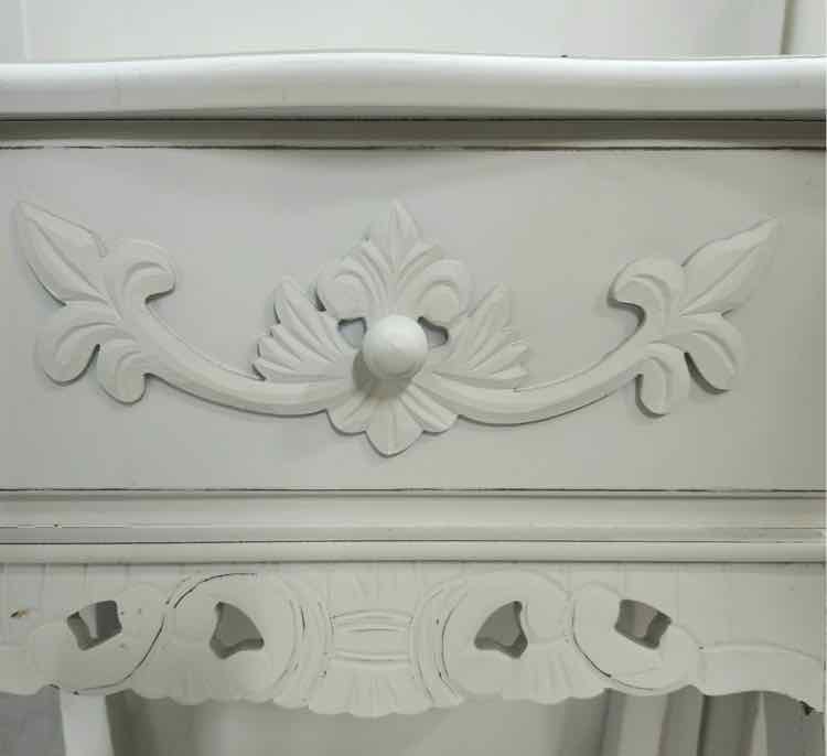 French White Side Table