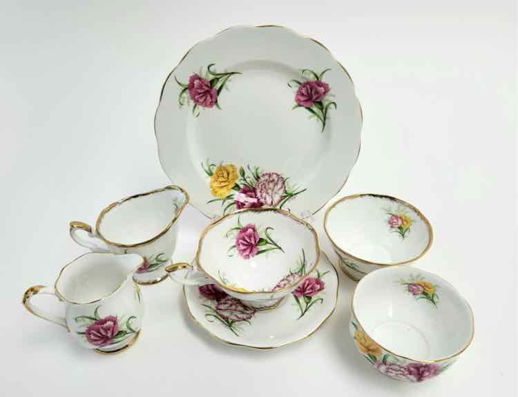 Royal Standard Harmony Carnation Tea Set