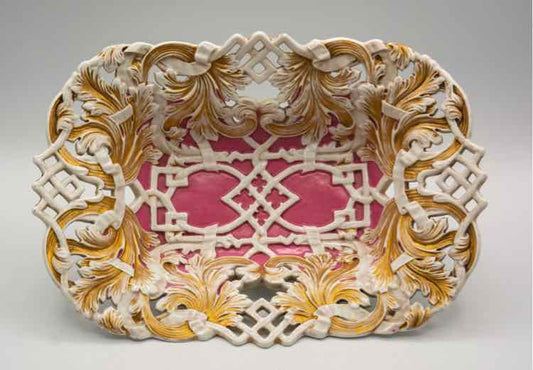 Gold Guilted Meissen Bowl