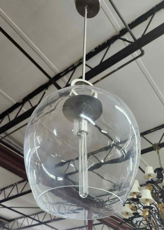 Uttermost Calix Brush Nickel Pendant Ceiling Light