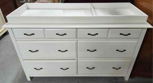 William Sonoma White 6 Drawer Changing Dresser