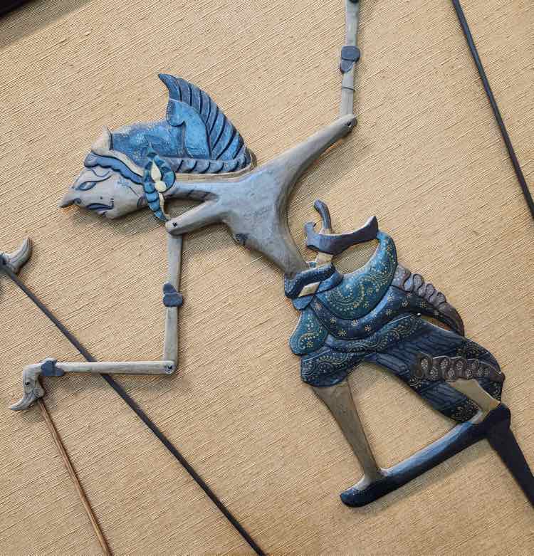 Art Handpainted Wooden Balinese Shadow Puppets