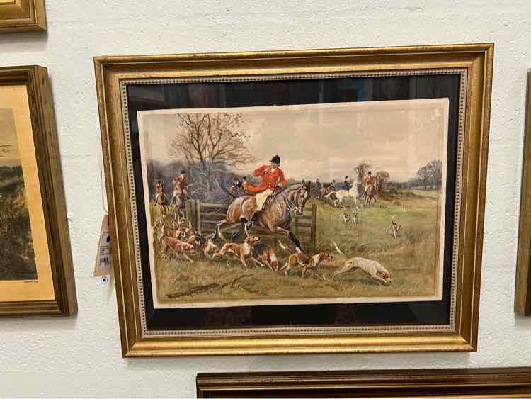 'Going to a Hollar' - Watercolor by Ruth Buxton