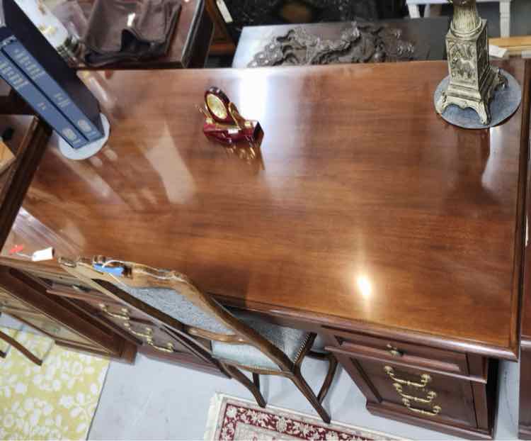Monarch Traditional Six Drawer Desk