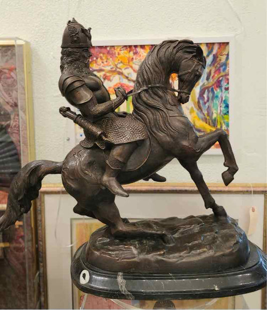 Art Antione Louise Barye, Tartan Warrior Sculpture