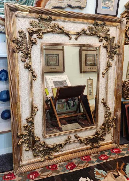 John Richards Cream/Gold Gilt Mirror