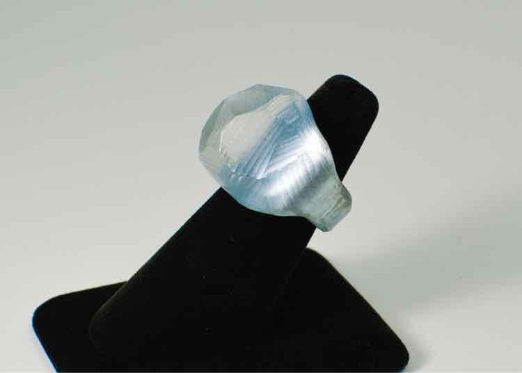 Vintage Lucite Blue Ring